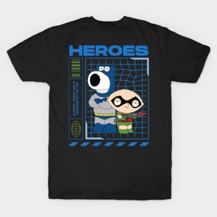 [LIMITED] STEWIE & BRIAN - HEROES T-Shirt